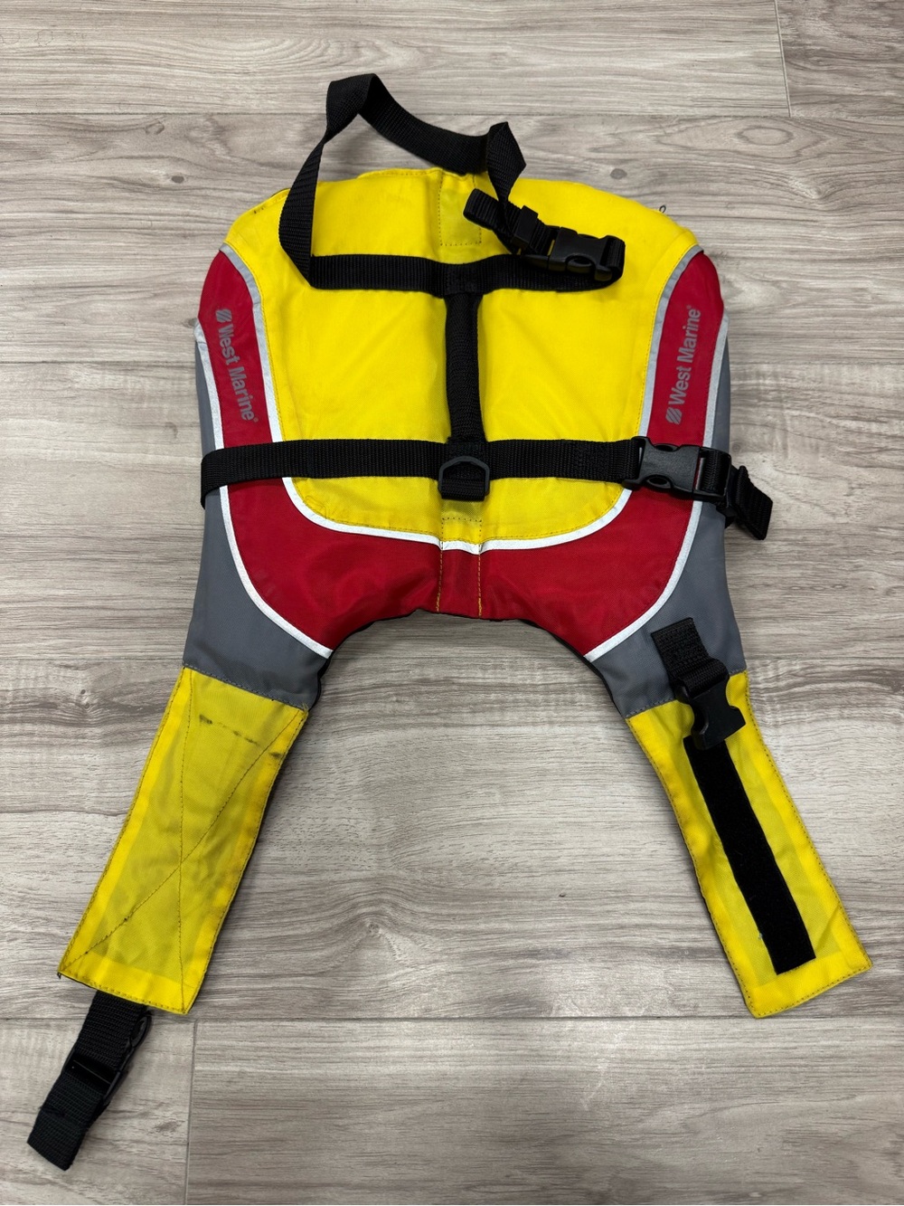West Marine Kids Yellow & Red PFD Swim Vest
